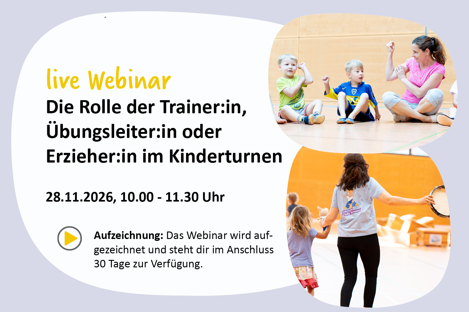 Bewegungsvorbild Kinderturnen